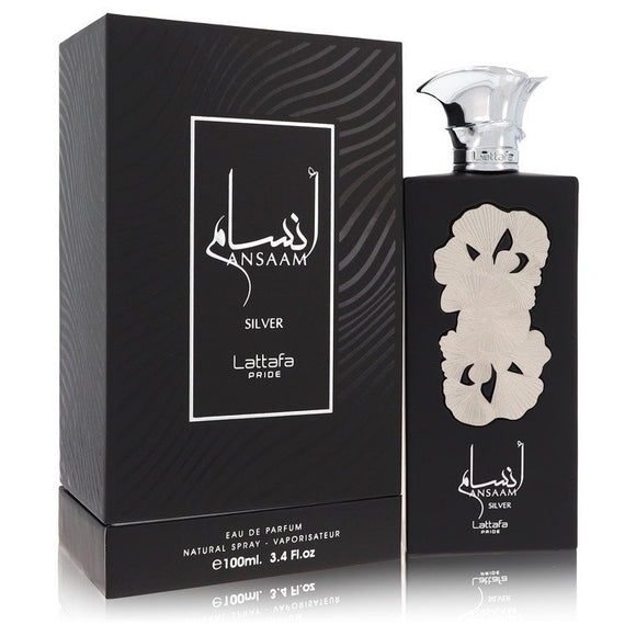 Lattafa Pride Ansaam Silver Eau De Parfum Spray (Unisex) By Lattafa