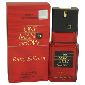 One Man Show Ruby Eau De Toilette Spray By Jacques Bogart